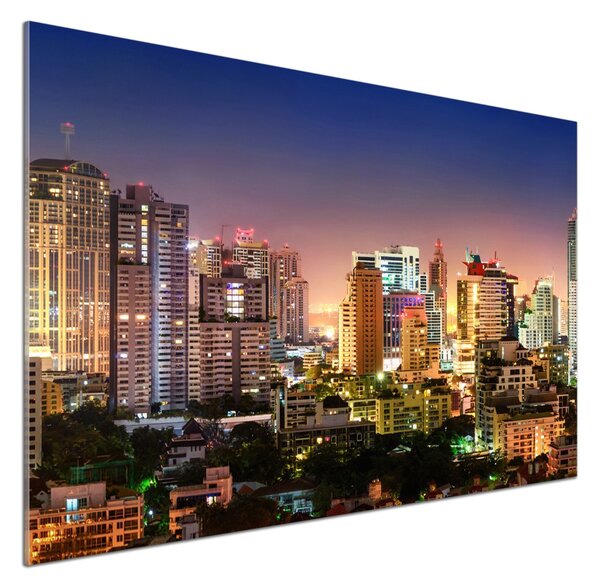 Dekorační panel sklo Noční Bangkok pksh-117173387
