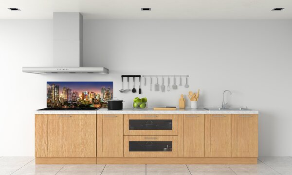 Dekorační panel sklo Noční Bangkok pksh-117173387