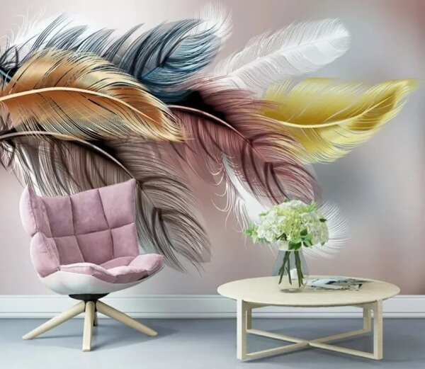 Fototapeta Skupina barevných per, Designové fototapety na zeď, Populární fototapety, u41008 - Tapeko.co.cz
