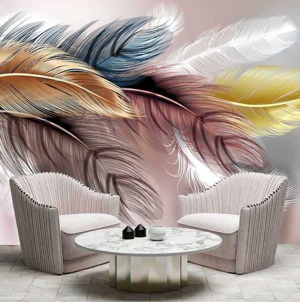 Fototapeta Skupina barevných per, Designové fototapety na zeď, Populární fototapety, u41008 - Tapeko.co.cz