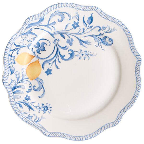 Sada 24 kusů nádobí LOVAGE Porcelán Bílá
