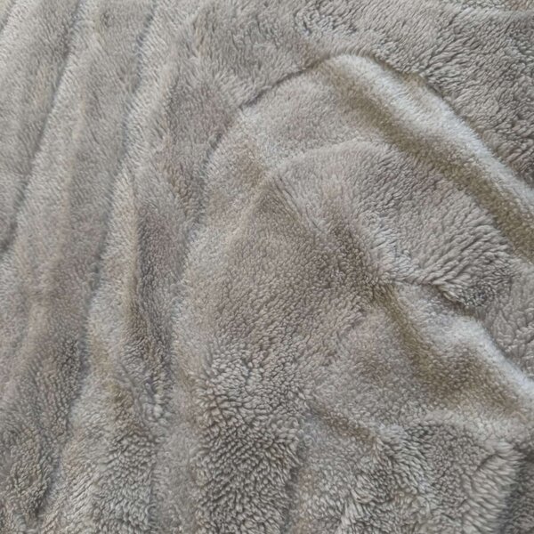 Deka luxury beránková z mikroplyše světle šedá 150x200cm TiaHome