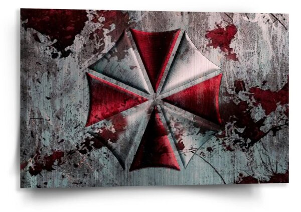 Sablio Obraz Resident Evil Umbrella Corporation Steel - 120x80 cm