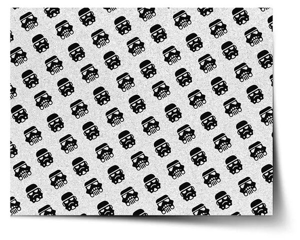 Sablio Plakát Star Wars Stormtrooper Pattern šikmý - 60x40 cm