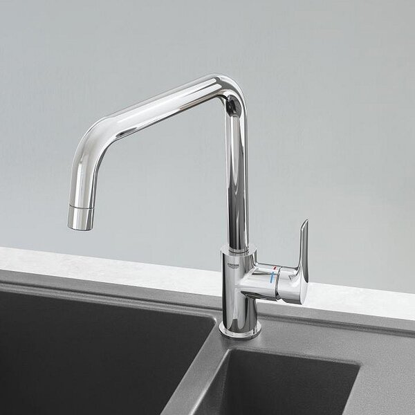 Grohe Eurosmart Cosmopolitan kuchyňská baterie stojící StarLight Chrome 32843002