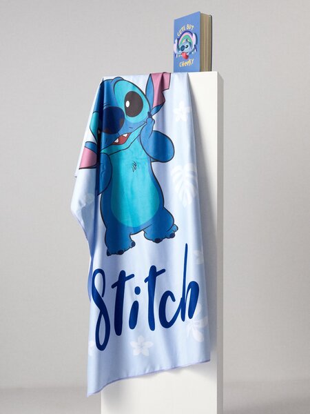 Sinsay - Rychleschnoucí ručník Lilo & Stitch - modrá