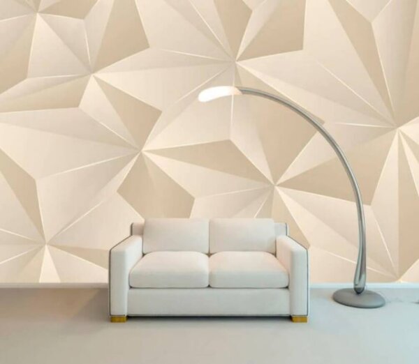 Fototapeta Elegantní geometrický vzor v jemných tónech, 3D fototapety, Populární fototapety, u42449 - Tapeko.co.cz