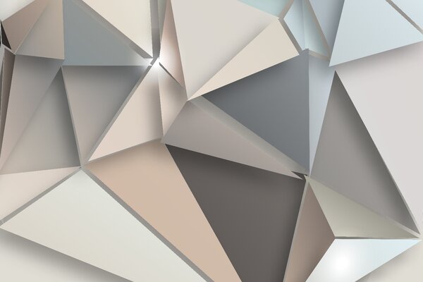 Fototapeta Abstraktní geometrické tvary v jemných barvách, Geometrické 3D fototapety, Populární fototapety, u42871 - Tapeko.co.cz
