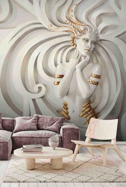 Fototapeta Vířivá elegance v mýtickém objetí, 3D fototapety, Populární fototapety, u44157 - Tapeko.co.cz
