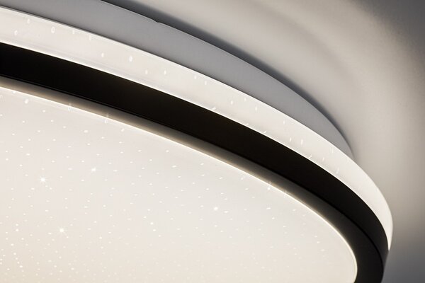 Rabalux 75064 LED koupelnové stropní svítidlo Slava | 40W integrovaný LED zdroj | 2500lm | 4000K | černá