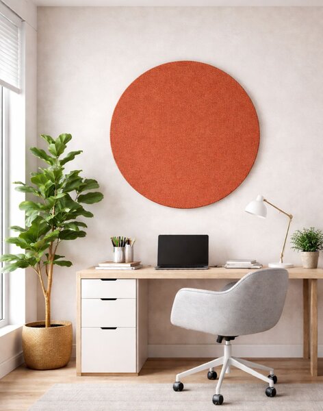 Nástěnný akustický panel Silence Round 100 × 100 cm