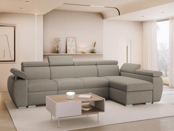 Rohová rozkládací pohovka Giza LCP, Strana: Pravá - 1p(65)+2r+LCp, Potah: Paros 02 5903211337697