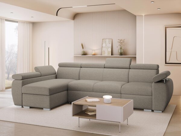 Rohová rozkládací pohovka Giza LCP, Strana: Pravá - 1p(65)+2r+LCp, Potah: Paros 02 5903211337697