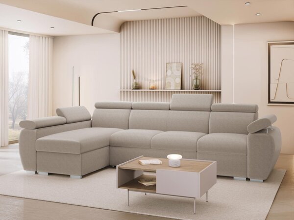 Rohová rozkládací pohovka Giza LCP, Strana: Pravá - 1p(65)+2r+LCp, Potah: Paros 02 5903211337697