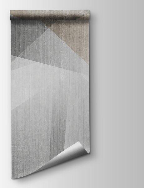 Fototapeta Abstraktní design překrývajících se geometrických tvarů, Geometrické 3D fototapety, Populární fototapety, u45929 - Tapeko.co.cz