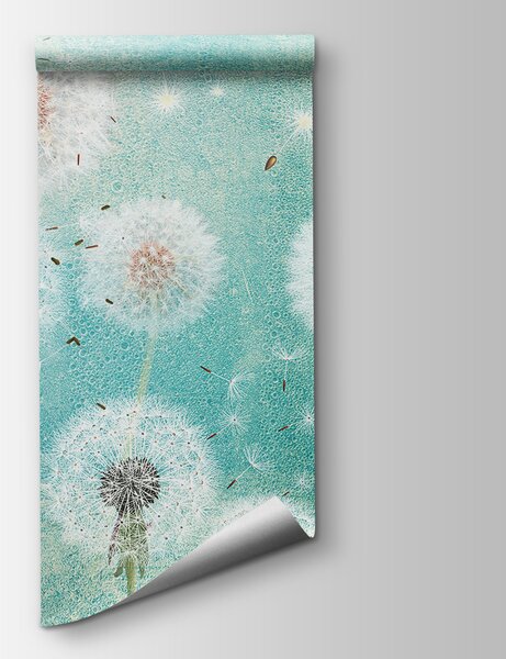 Fototapeta Skupina pampelišek ve vzduchu, Designové fototapety na zeď, Populární fototapety, u46357 - Tapeko.co.cz