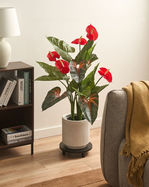 Umělá rostlina ANTHURIUM 95 cm Zelená