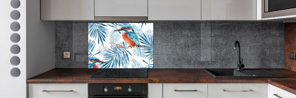 Panel do kuchyně Rostliny a pták pksh-119518845