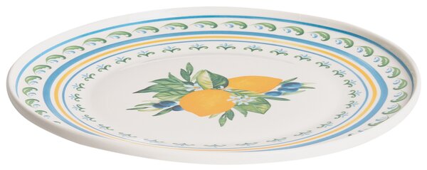 Sada 12 kusů nádobí TARRAGON Porcelán Bílá/Zelená