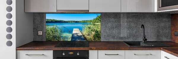 Panel do kuchyně Molo nad jezerem pksh-119795565