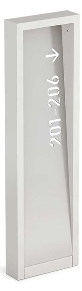 Lombardo Arke FULL Code LED venkovní sloupkové svítidlo IP66 AC DIRECT 400mm2200KBílá