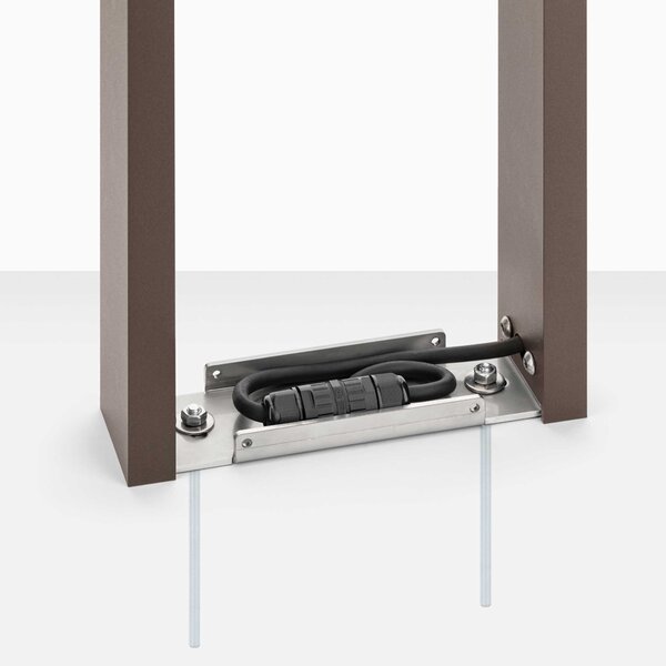 Lombardo Arke FULL LED venkovní sloupkové svítidlo IP66 AC DIRECT 1000mm2200KCorten