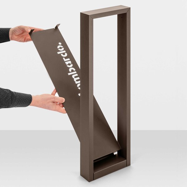Lombardo Arke FULL LED venkovní sloupkové svítidlo IP66 AC DIRECT 1000mm2200KCorten