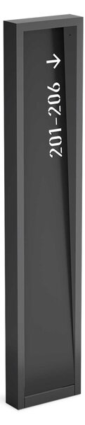 Lombardo Arke FULL Code LED venkovní sloupkové svítidlo IP66 AC DIRECT 1000mm2200KAntracitová