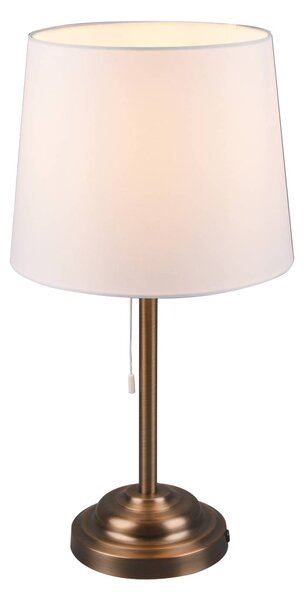 Lindby Alomira stolní lampa, 52 cm, mosaz