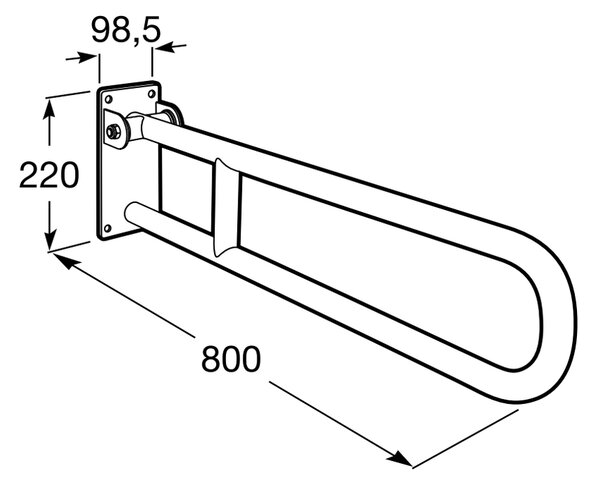 Roca Access Comfort madlo pro osoby s postižením A816933001