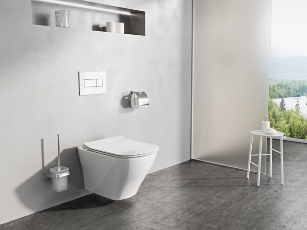Ravak Uni splachovací tlačítko pro WC bílá X01457