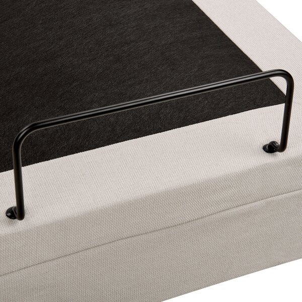 Polohovací postel Tkanina VICEROY 80 x 200 cm Světle béžová