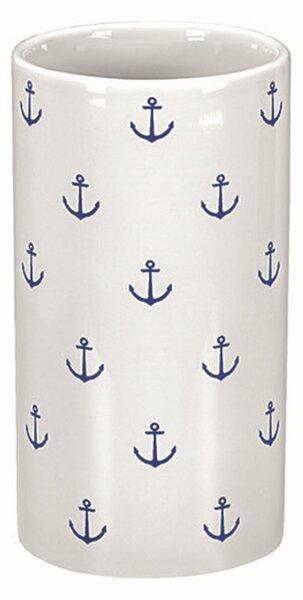 Kleine Wolke Anchor kelímek na kartáčky bílá-modrá 5876789852