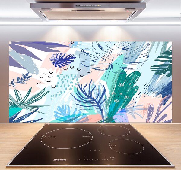 Panel do kuchyně Tropické listí pksh-120213733