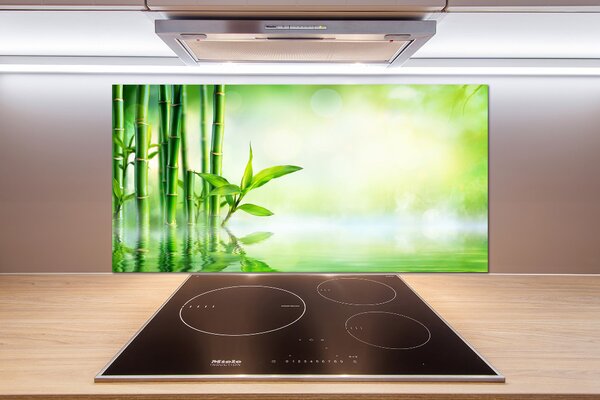 Skleněný panel do kuchyně Bambus pksh-120328411