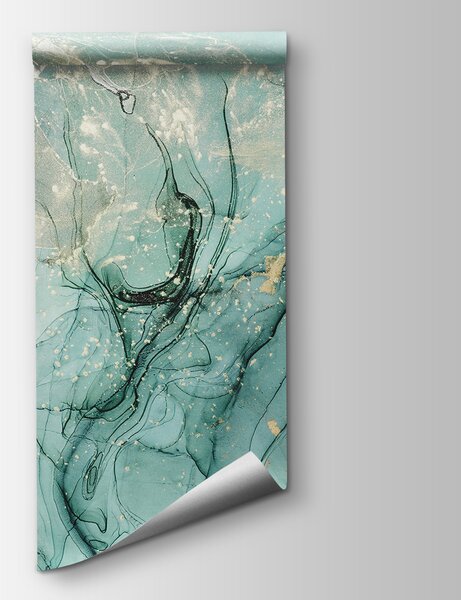 Fototapeta Abstraktní fluidní umění v uklidňujících tónech, Mramorové fototapety, Populární fototapety, u51399 - Tapeko.co.cz