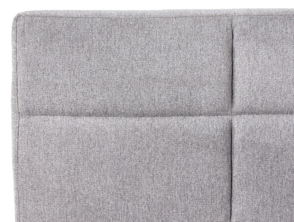 Polohovací postel Tkanina VICEROY 80 x 200 cm Světle šedá