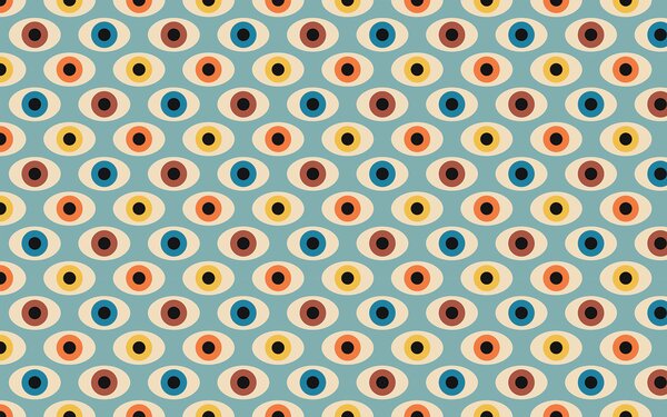 Fototapeta Vzor barevných kruhů, Designové fototapety na zeď, Populární fototapety, u51618 - Tapeko.co.cz