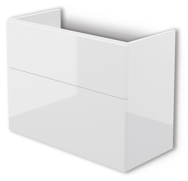Deante Tubo skříňka 80x38.5x60 cm pod umyvadlo závěsná bílá STU_6U81