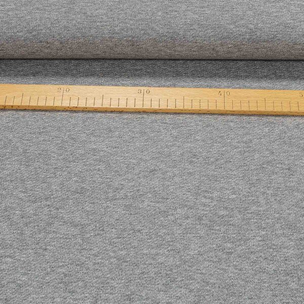 Směsový úplet 274, šedá žíhaná, š.135cm (látka v metráži)