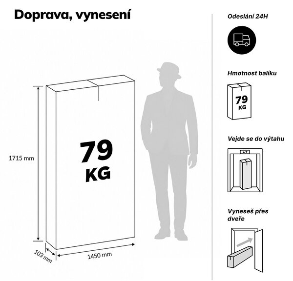 Šatní skříň kovová zaměstnanecká hluboká 10-dveřová, antracitová, 1360x1720x600 mm: BARTEK D600