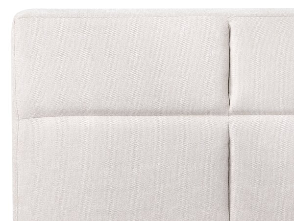Polohovací postel Tkanina VICEROY 80 x 200 cm Světle béžová