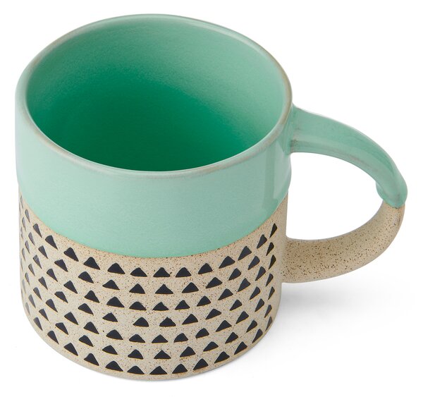 Hrnek Mikasa Wax Resist zelený 390 ml MKMUG04