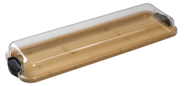 Servírovací tác Farberware s víkem 17 x 56 cm, bambusový 5317649EU