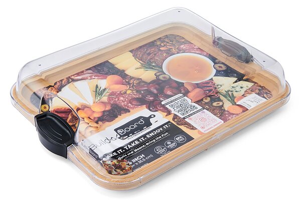 Servírovací tác Farberware s víkem 28 x 35 cm, bambusový 5317453EU