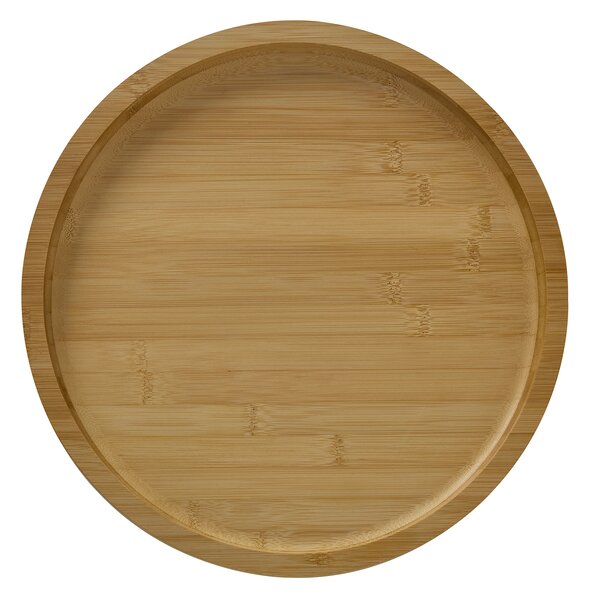 Servírovací tác Farberware s víkem 35 cm, bambusový 5317651EU