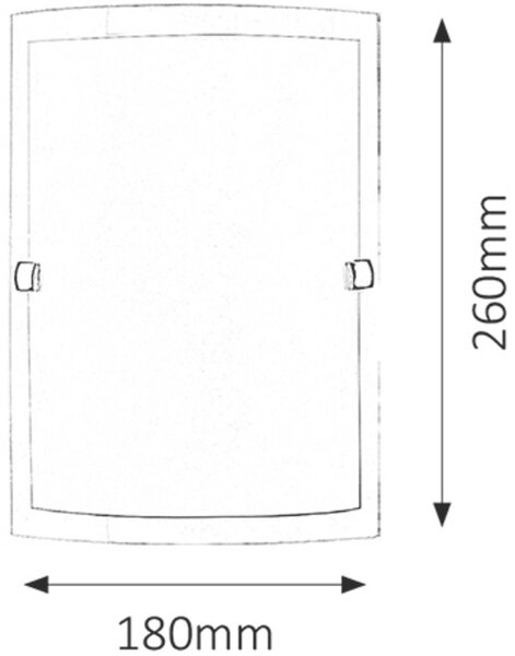 Rabalux Nedda nástěnné svítidlo 1x60 W opálové sklo 3687