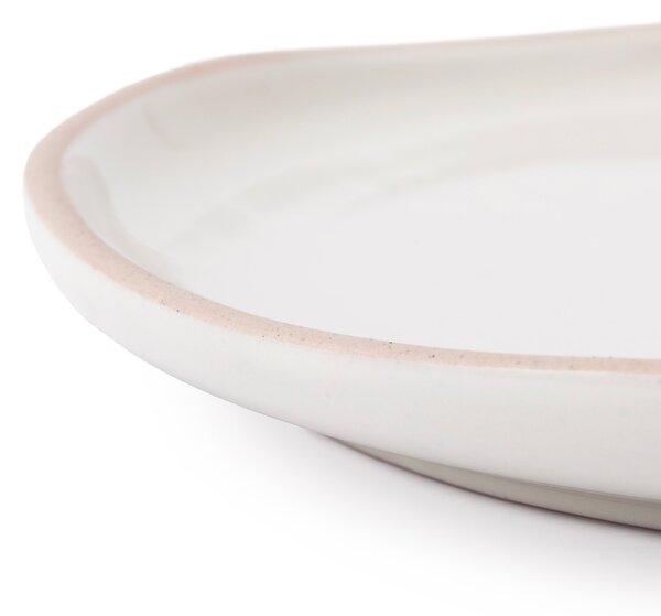 Jamie Oliver Big Love sada 4 kameninových talířů Ø 19 cm (žlutý, zelený, béžový, růžový) JOBLPLAT19PK4