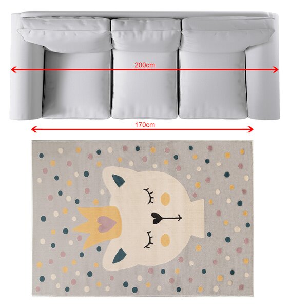 Koberec Royal Kitty 120x170 cm