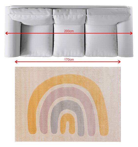 Koberec Rainbow Sun 120x170 cm
